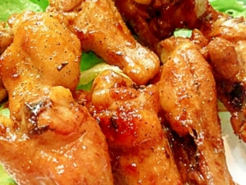 手羽元の簡単照りうま焼き☆至高の手羽照り焼き☆